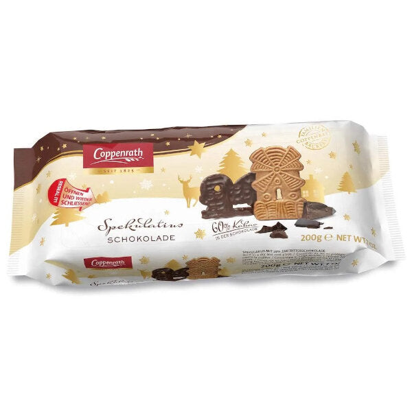 Christmas Special - Speculoos Biscuits with 28% dark chocolate - 200g (Parallel Import)