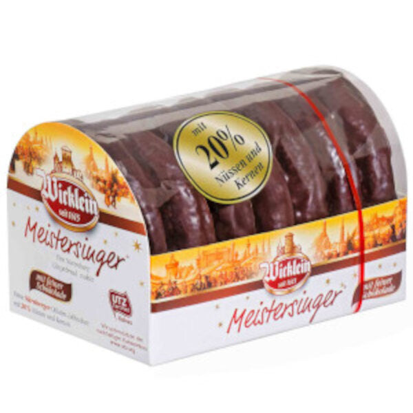 Christmas Special - "Meistersinger" Coated Chocolate Gingerbread on Edible Paper - 200g (Parallel Import)
