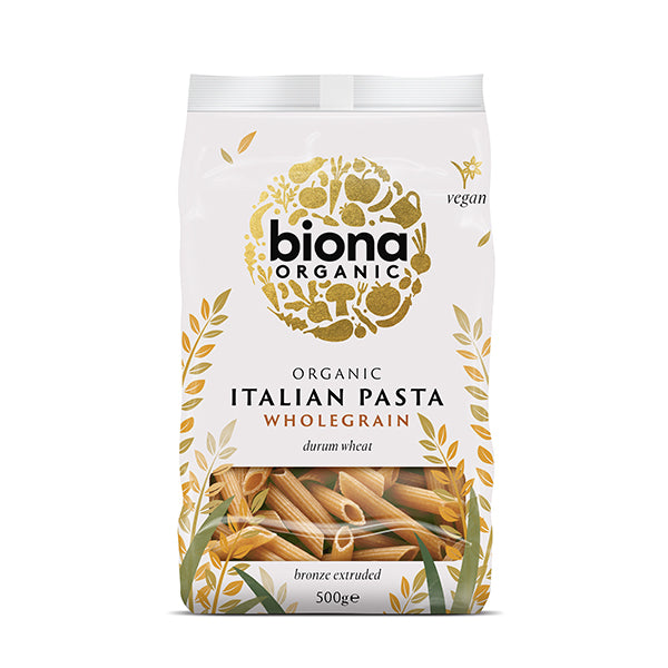 Organic Whole Penne (Bronze Extruded) - 500g