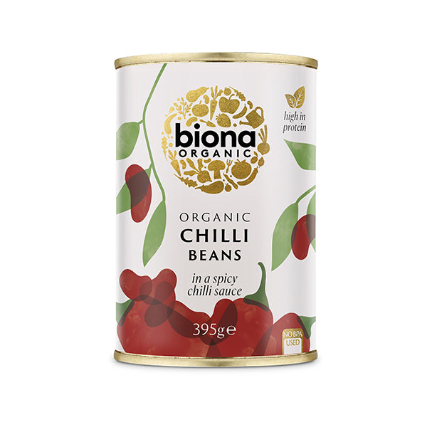 Organic Red Kidney Chilli Beans - 395g