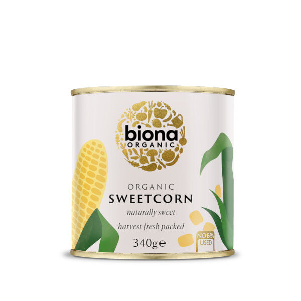 Organic Sweetcorn - 340g