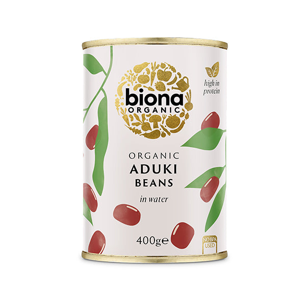 Organic Aduki Beans - 400g (Best Before Date: 30/06/2024)