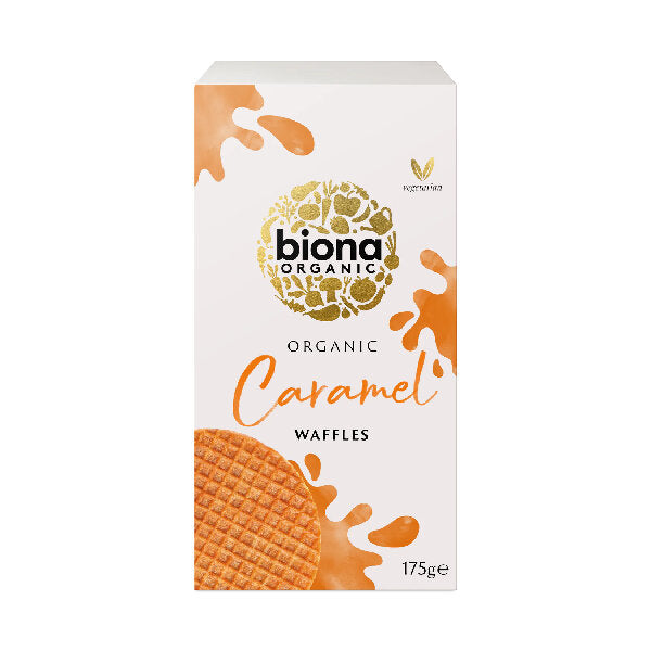 Organic Caramel Waffles - 175g (Best Before Date: 17/10/2026)