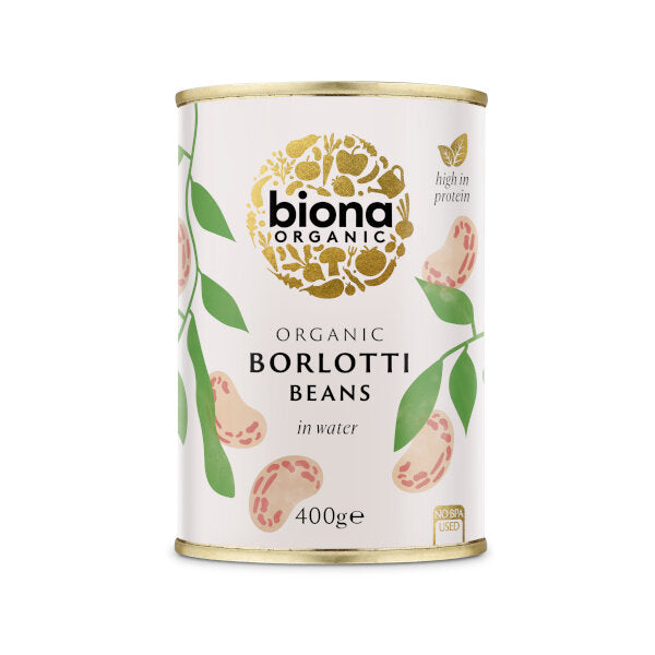 Organic Borlotti Beans - 400g