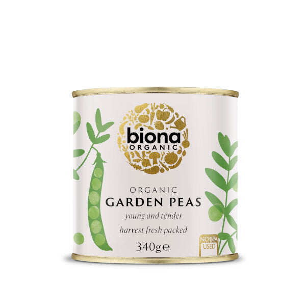 Organic Garden Peas - 340g
