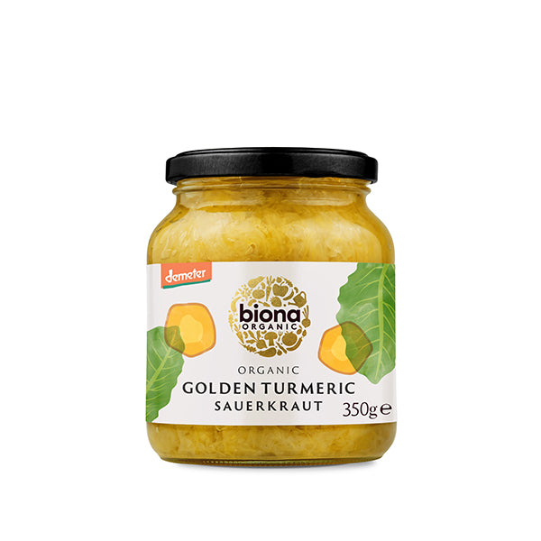 Organic Demeter Golden Turmeric Sauerkraut - 350g
