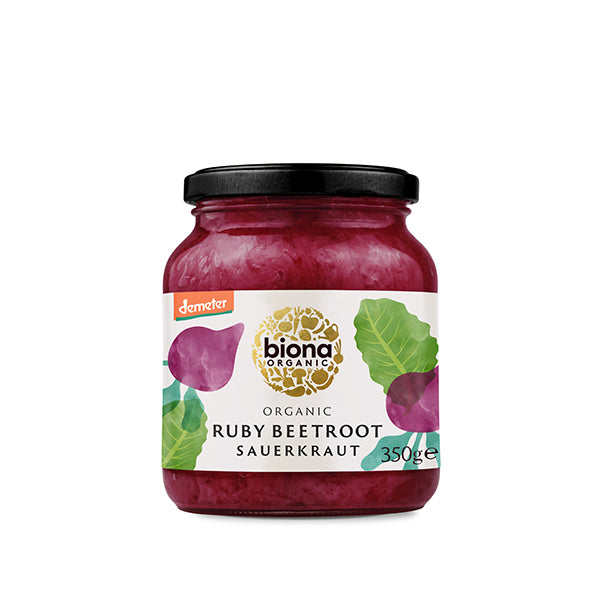 Organic Demeter Ruby Beetroot Sauerkraut - 350g