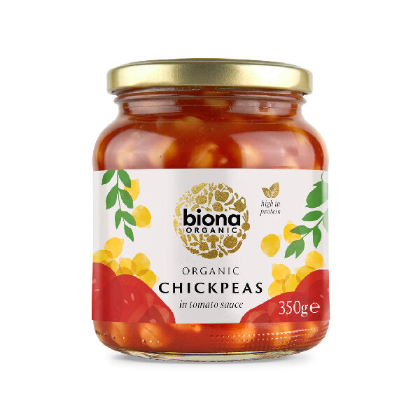 Organic Chickpeas in Tomato Sauce - 350g