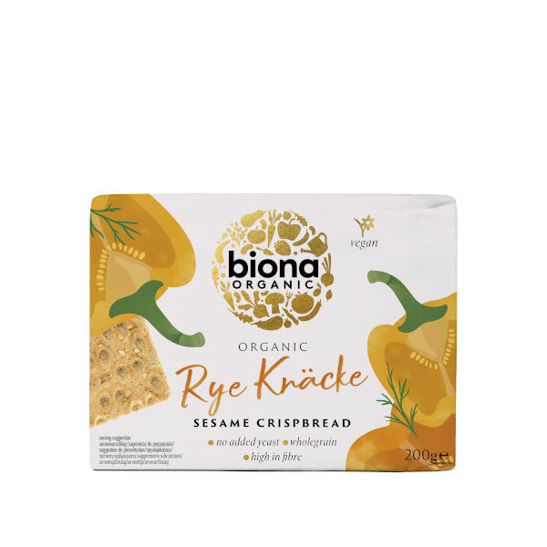 Organic Sesame Rye Crispbread - 200g