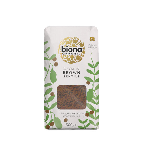 Organic Brown Lentils - 500g