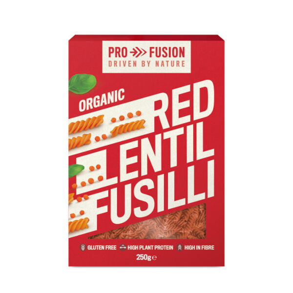 Organic Red Lentil Fusilli (Gluten-Free) - 250g