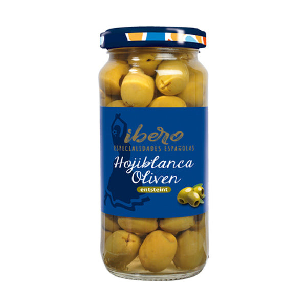 Ibero Green Olives Pitted 230G