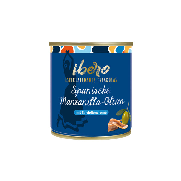Ibero Green Olives With Anchovy Cream 200G