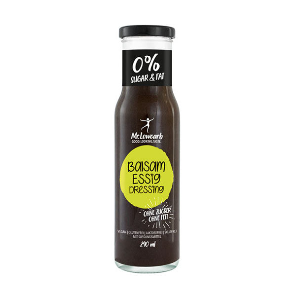 Low Carb Zero Sugar Balsamic Vinaigrette Vegan Salad Dressing - 240ml