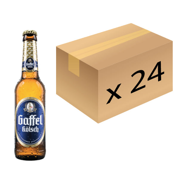 Gaffel Koelsch Beer - 330ml x 24 (Parallel Import)