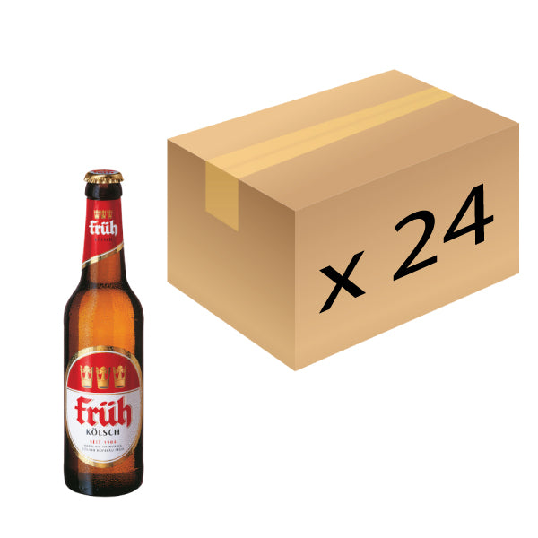 Frueh Koelsch Beer - 330ml x 24 (Parallel Import) (Best Before Date: 30/05/2024)