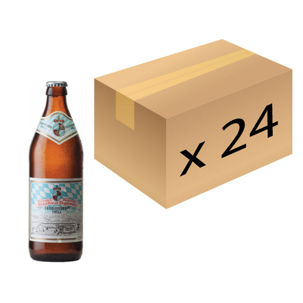 Tegernseer Hell Beer - 500ml x 24 (Parallel Import)