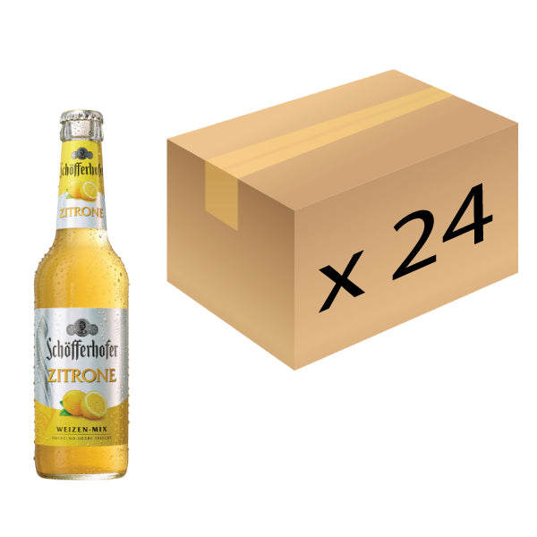 Schofferhofer Cloudy Lemon Wheat Beer - 330ml x 24 (Parallel Import)