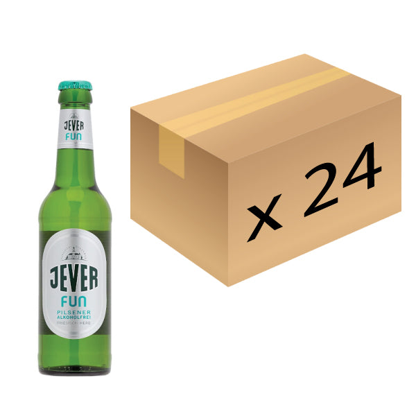 Jever Fun Alcohol-Free Beer - 330ml x 24 (Parallel Import)