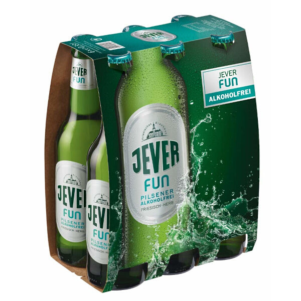 Jever Fun Alcohol-Free Beer - 330ml x 6 (Parallel Import)