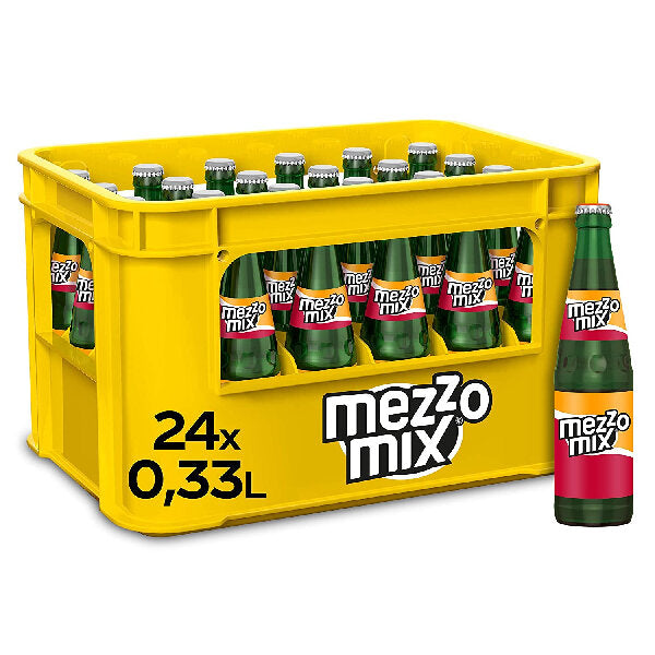 Mezzo Mix (Cola with Orange Soda Drinks) - 330ml x 24