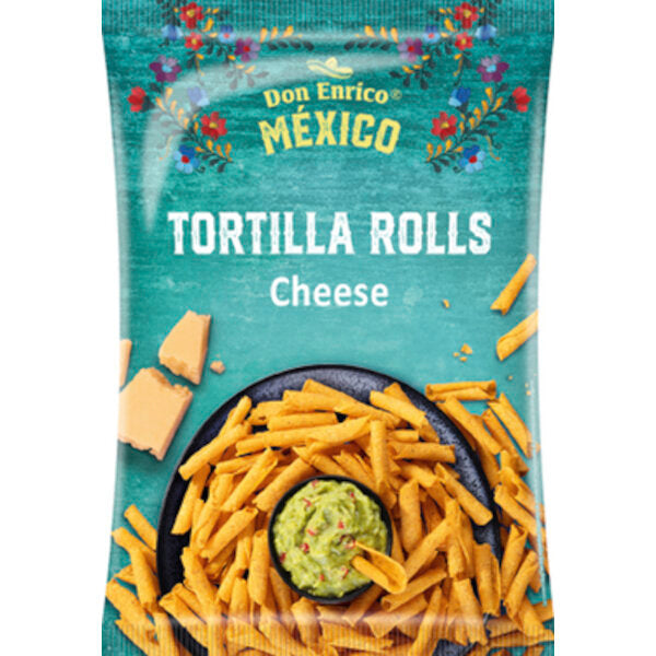 Rolled Tortilla Cheese Chips - 125g (Best Before Date: 12/07/2024)
