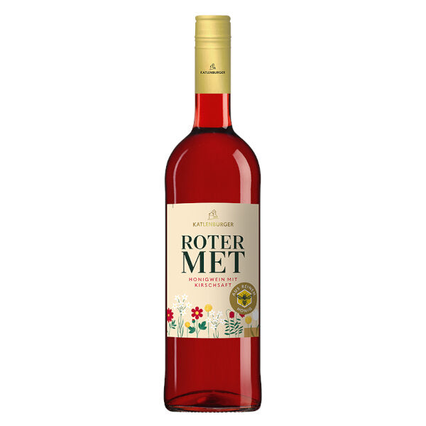 Red Mead Honey Wine with Cherry - 750ml