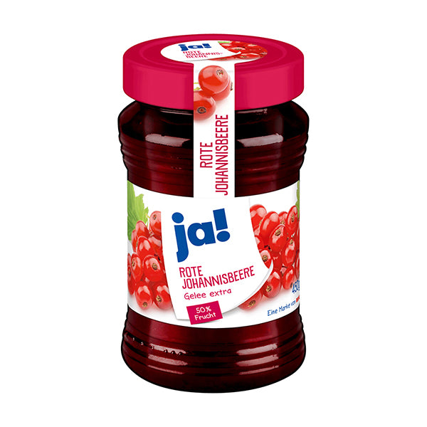 Red Currant Jam - Extra Rich Taste - 50% Fruit Flesh Content - 450g