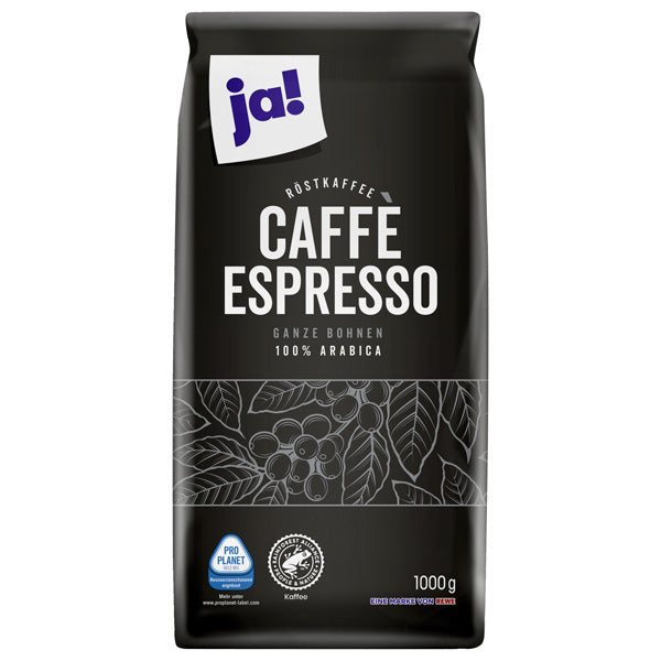 Ja! Café Espresso Whole Bean Arabica Coffee 1kg