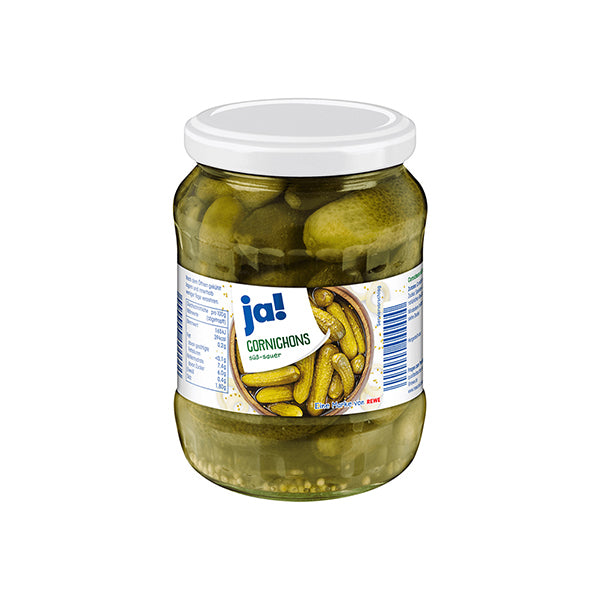 Cornichons Gherkins (Mini Pickled Cucumbers) - 720g