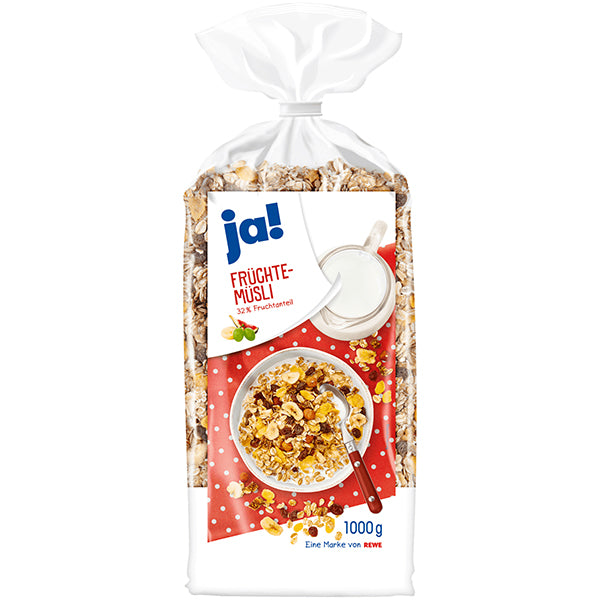 Wholegrain Fruit Muesli - 1000g
