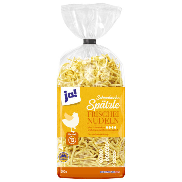 Ja! "Spaetzle" Fresh Egg Noodles 500G