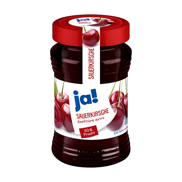 Cherry Jam - Extra Rich Taste - 50% Fruit Flesh Content - 450g