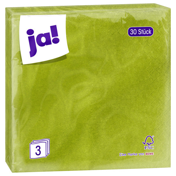 Tissue Napkins (Green) - 30 pieces