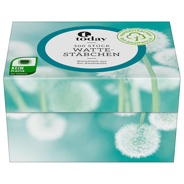 Cotton Swabs with Paper Stem - 300 pieces