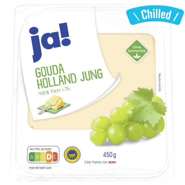 Young Gouda Cheese Block - 450g (Chilled 0-4℃)