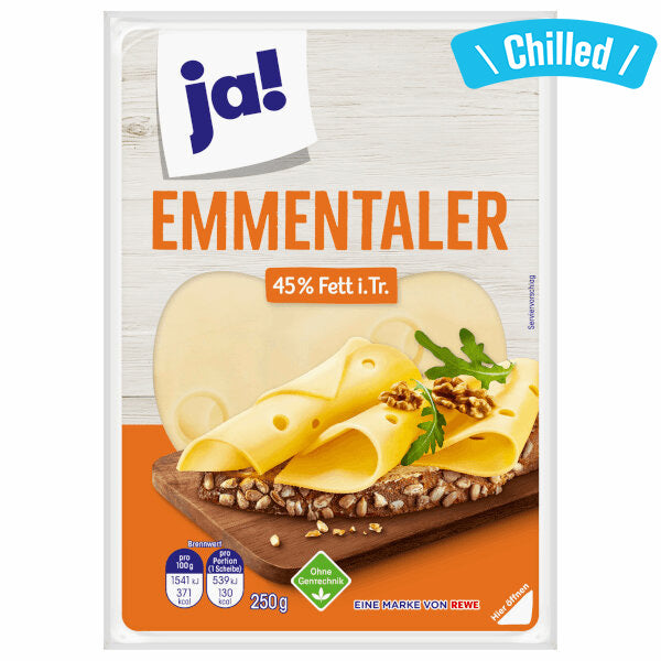 Emmental Sliced Cheese - 250g (Chilled 0-4℃)