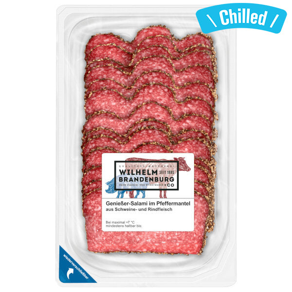 Wilhelm Brandenburg Gourmet Pepper Crust Salami 80G