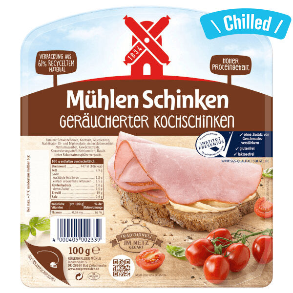 Smoked Cooked Ham - 100g (Chilled 0-4℃) (Parallel Import)