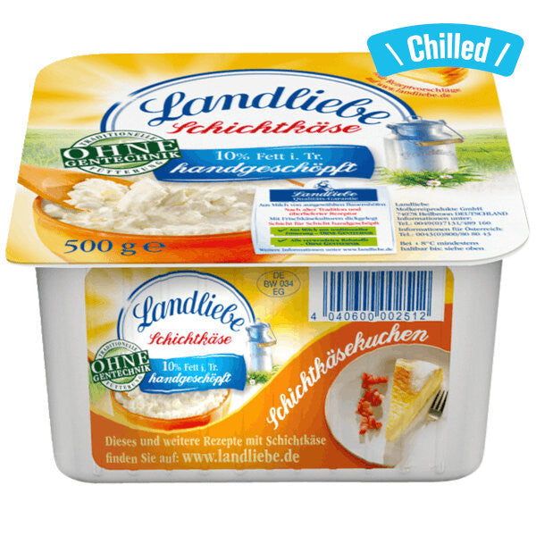 "Schichtkäse" Cheese (Layered Quark) - 500g (Chilled 0-4℃) (Parallel Import)