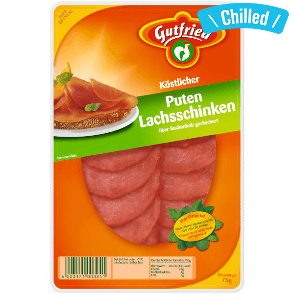 "Lachsschinken" Smoked Turkey Fillet Ham - 75g (Chilled 0-4℃) (Parallel Import)