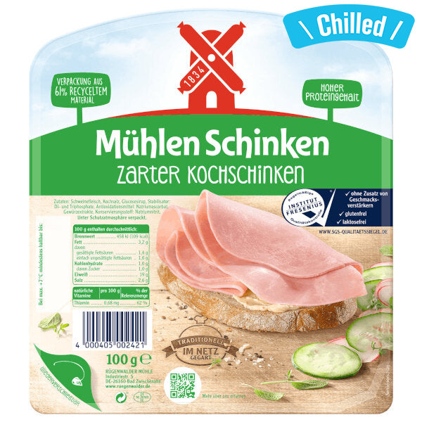 Tender Cooked Ham - 100g (Chilled 0-4℃) (Parallel Import)