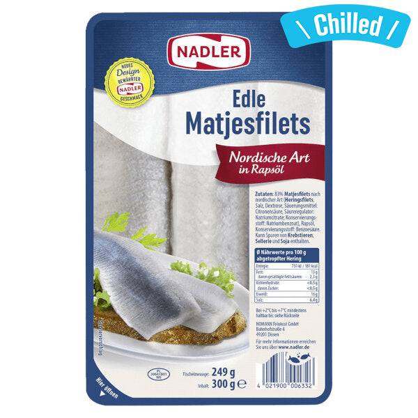 Matjes Herring Fillets - 300g (Chilled 0-4℃) (Parallel Import) (Best Before Date: 10/06/2024)