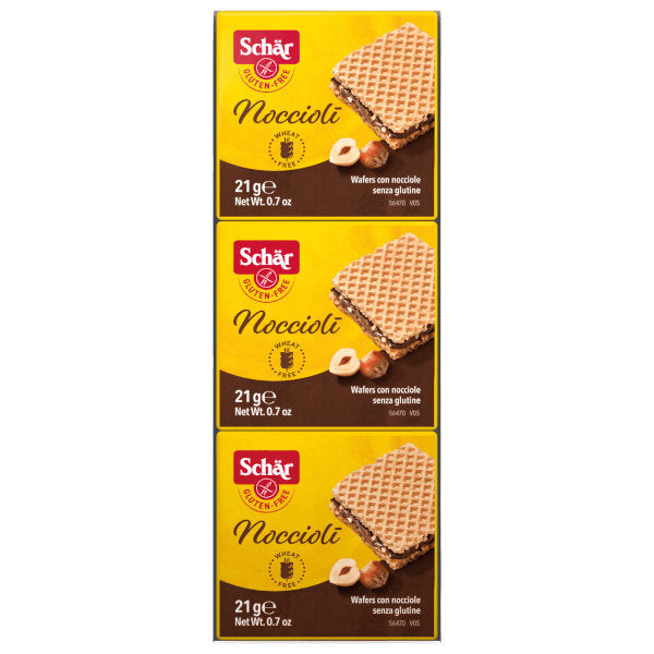 Gluten-Free Hazelnut Cocoa Wafers - 63g (Parallel Import)