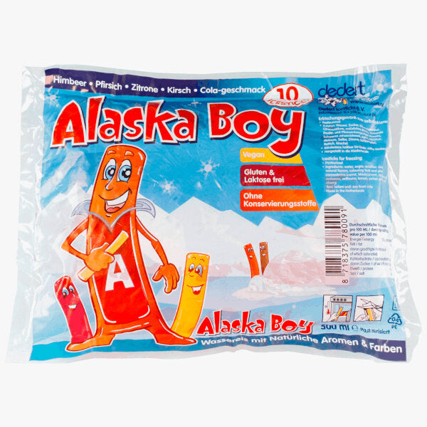 Alaska Boy Ice Sticks 5 Flavours 10 X 50ml