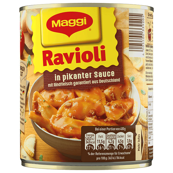 Ravioli in Spicy Sauce with Beef - 800g (Parallel Import)