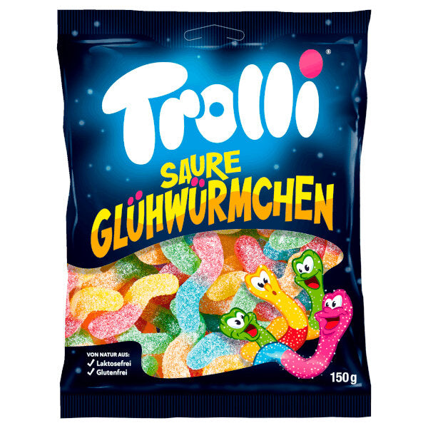 Halloween Special - Sour Worm Gummy Candy - 150g (Parallel Import)