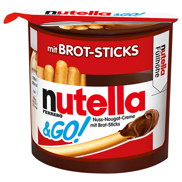 Ferrero Nutella & Go Hazelnut Spread With Breadsticks 52G