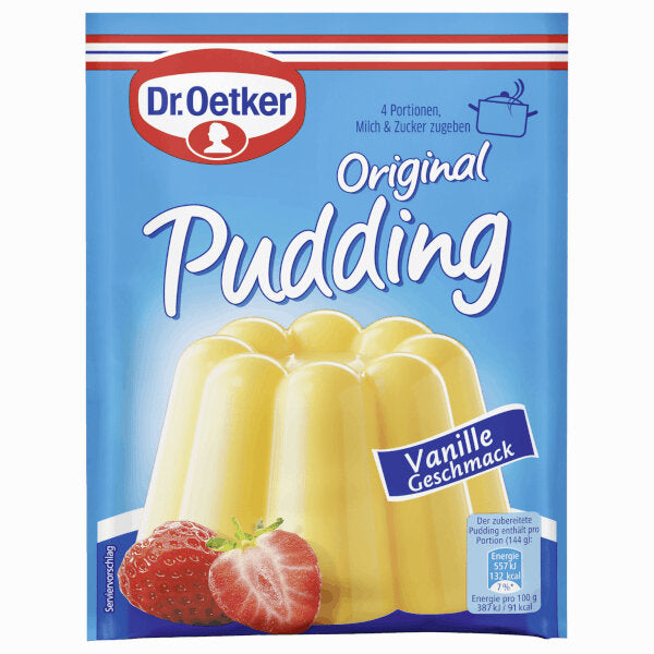 Original Vanilla Pudding Powder - 3 x 37g (Parallel Import)