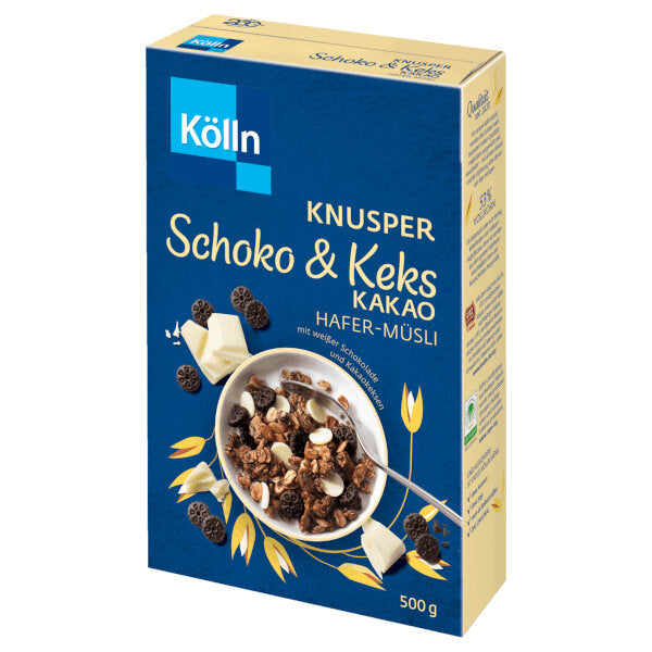 Crunchy Chocolate Muesli with Cocoa Biscuits - 500g (Parallel Import)